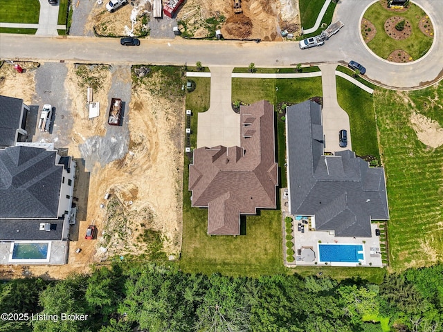 6511 Rosecliff Ct, Prospect, KY 40059 - aerial overview of property's location featuring a pool