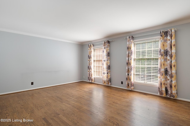 6503 Deep Creek Dr Unit 1, Prospect, KY 40059 - empty room featuring crown molding and wood finished floors