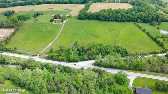 4198 Springfield Rd, Bardstown, KY 40004 - overview of rural landscape featuring agricultural land