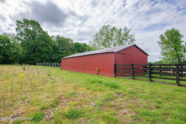 4198 Springfield Rd, Bardstown, KY 40004 - view of yard with a pole building and an outdoor structure