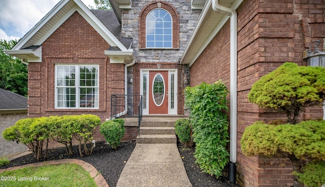 2108 Churchdown Ln, Louisville, KY 40214 - view of exterior entry with brick siding