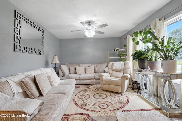 9903 Ponder Ln, Louisville, KY 40272 - living room featuring ceiling fan