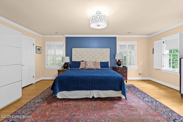 5612 Apache Rd, Louisville, KY 40207 - bedroom featuring wood finished floors and ornamental molding