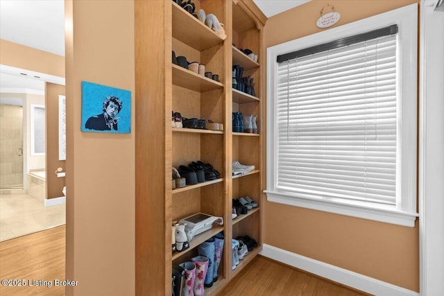 5612 Apache Rd, Louisville, KY 40207 - walk in closet featuring wood finished floors