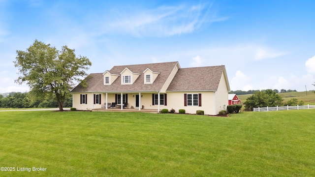 192 Loretto Rd, Springfield, KY 40069 - new england style home featuring roof with shingles and a porch