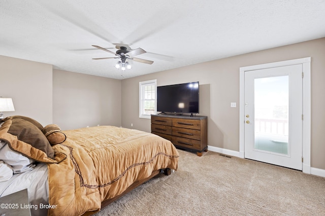 192 Loretto Rd, Springfield, KY 40069 - carpeted bedroom with baseboards and a ceiling fan