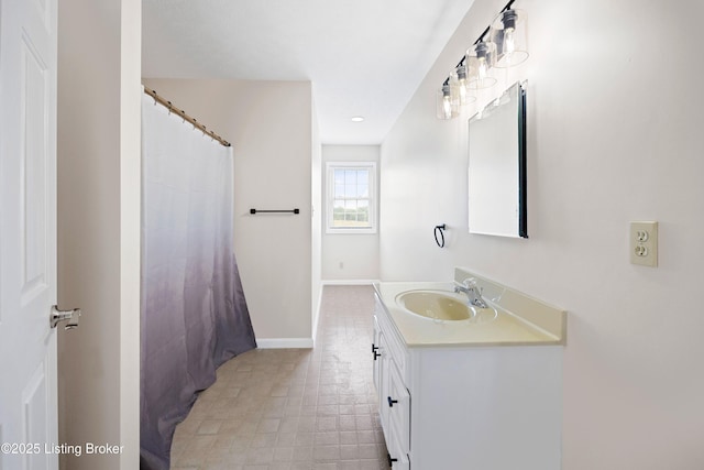 192 Loretto Rd, Springfield, KY 40069 - bathroom featuring vanity and a shower with curtain