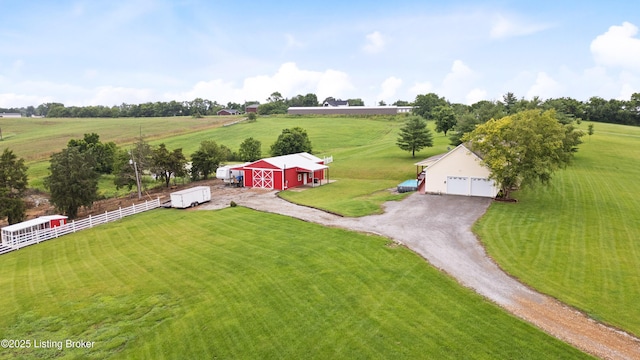 192 Loretto Rd, Springfield, KY 40069 - aerial view of sparsely populated area featuring a pastoral area