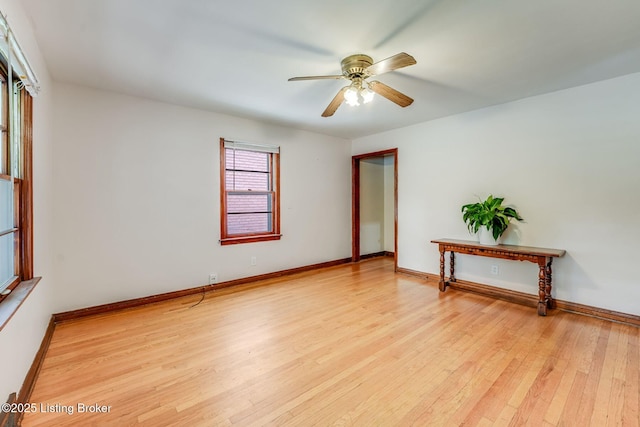 1721 S 4th St, Louisville, KY 40208 - unfurnished room featuring wood-type flooring and a ceiling fan