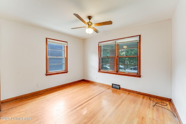 1721 S 4th St, Louisville, KY 40208 - spare room featuring hardwood / wood-style flooring and ceiling fan