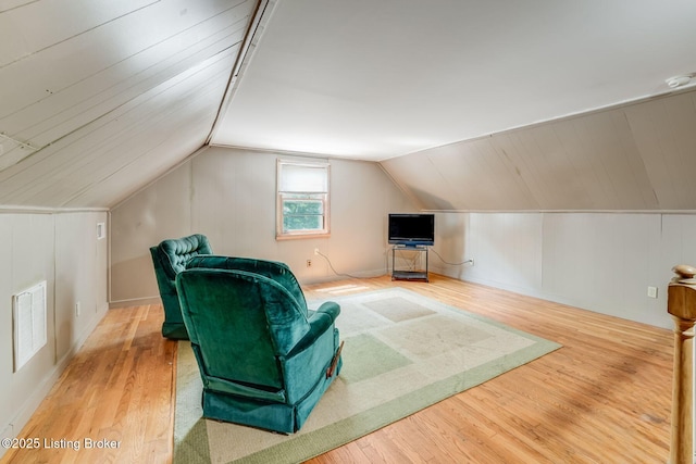 1721 S 4th St, Louisville, KY 40208 - additional living space with wood finished floors and vaulted ceiling