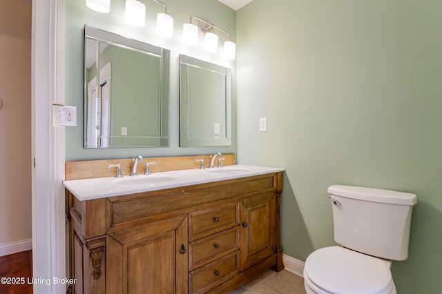 2990 Cedar Grove Rd, Shepherdsville, KY 40165 - bathroom with double vanity and toilet