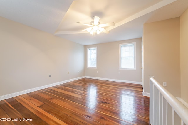 2990 Cedar Grove Rd, Shepherdsville, KY 40165 - unfurnished room with ceiling fan and hardwood / wood-style floors