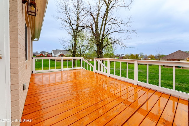 2990 Cedar Grove Rd, Shepherdsville, KY 40165 - deck with a lawn and a residential view