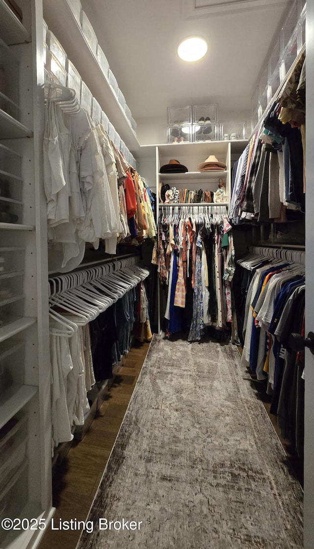 6015 St Bernadette Ave, Prospect, KY 40059 - walk in closet featuring wood finished floors