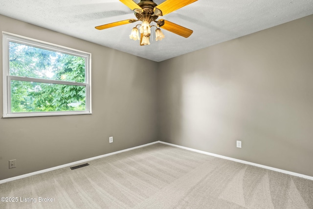 3619 Endeavor Way, Louisville, KY 40219 - spare room with carpet, a ceiling fan, and a textured ceiling