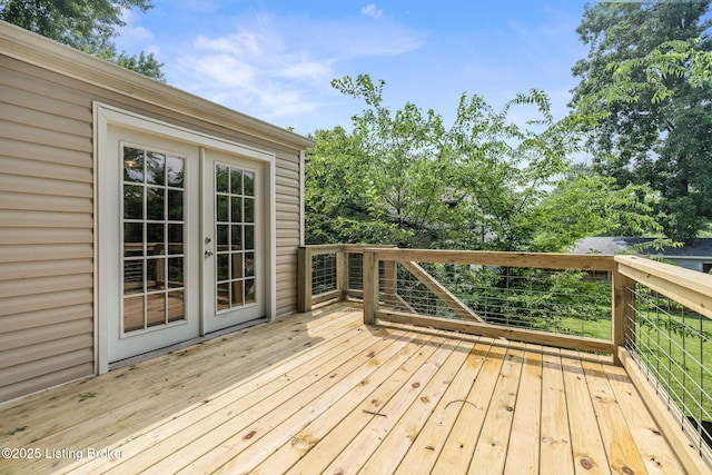 3619 Endeavor Way, Louisville, KY 40219 - deck featuring french doors