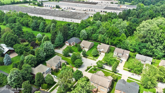 13420 Cain Ln, Louisville, KY 40245 - aerial view of property and surrounding area featuring nearby suburban area