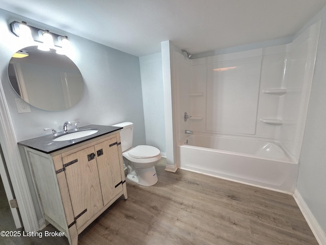 342 E Southside Ct, Louisville, KY 40214 - full bathroom with wood finished floors, vanity, and shower / tub combination