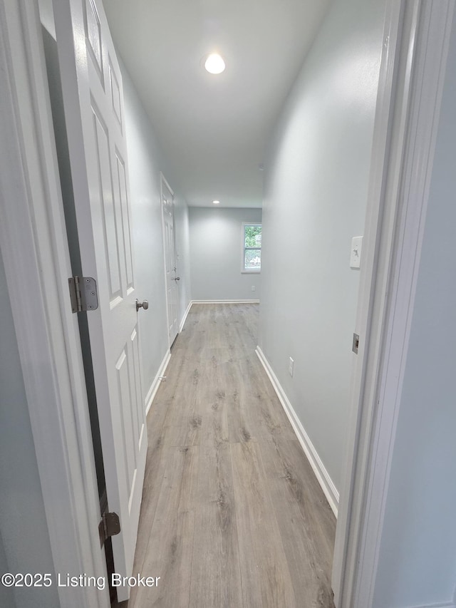 342 E Southside Ct, Louisville, KY 40214 - hall with light wood-style floors and recessed lighting