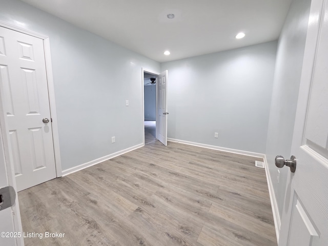 342 E Southside Ct, Louisville, KY 40214 - unfurnished room with recessed lighting and wood finished floors