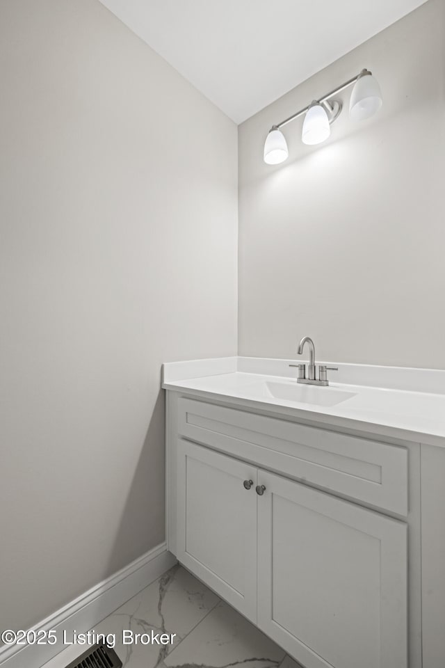 3020 Thorntree Ln, Lawrenceburg, KY 40342 - bathroom featuring marble finish flooring and vanity