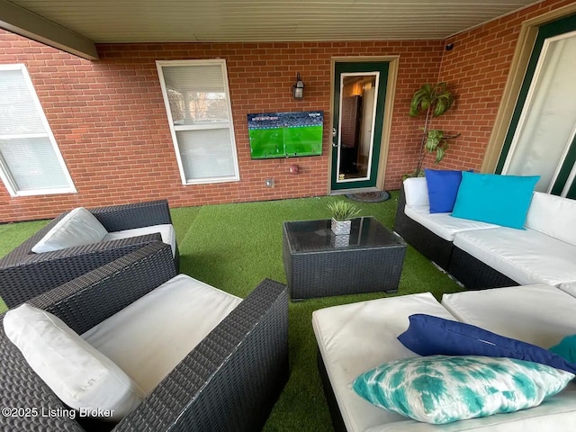 953 Baxter Ave Unit 101, Louisville, KY 40204 - view of patio featuring an outdoor hangout area