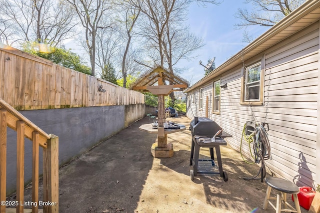 917 Scaffold Cane Rd, Berea, KY 40403 - fenced backyard with a patio area and grilling area
