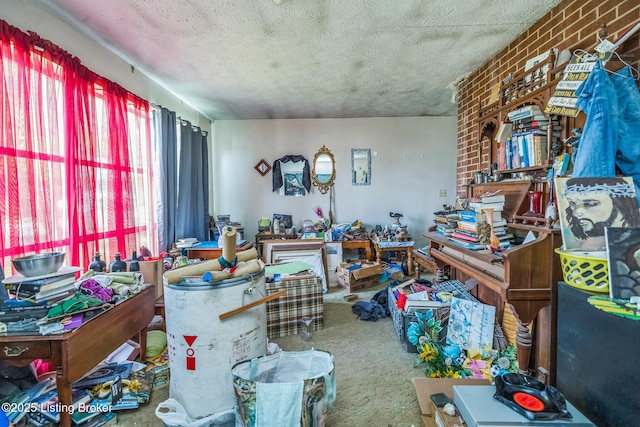 911 N Main St, Barbourville, KY 40906 - miscellaneous room with a textured ceiling and carpet floors