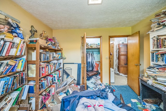 911 N Main St, Barbourville, KY 40906 - carpeted bedroom with a closet, a spacious closet, and a textured ceiling
