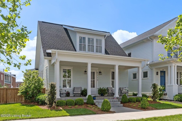 6113 St Bernadette Ave, Prospect, KY 40059 - view of front facade featuring a porch and roof with shingles