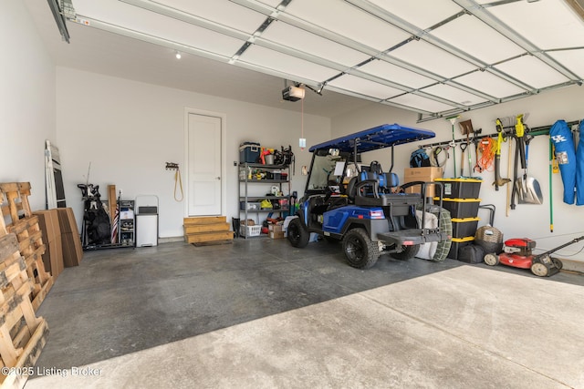 6113 St Bernadette Ave, Prospect, KY 40059 - garage featuring a garage door opener