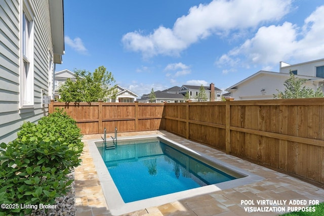 6113 St Bernadette Ave, Prospect, KY 40059 - view of swimming pool with a fenced backyard and a residential view