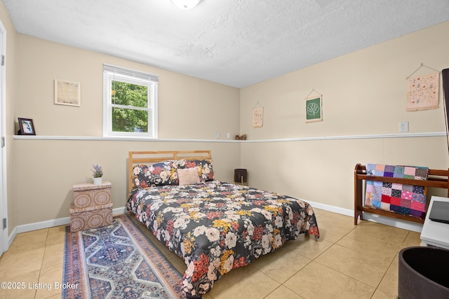 3403 Endeavor Way, Louisville, KY 40219 - tiled bedroom featuring baseboards and a textured ceiling