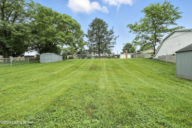 11003 Thunder Dr, Louisville, KY 40272 - fenced backyard featuring a storage shed
