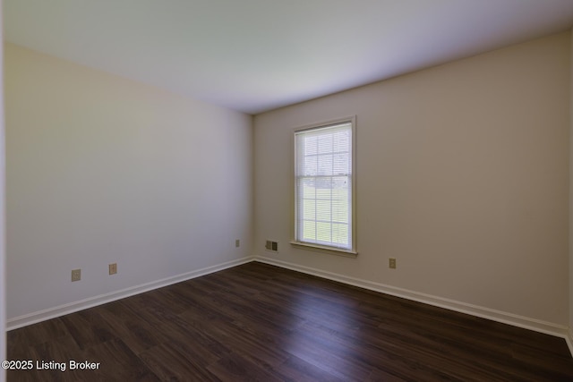 4401 Greenhaven Ln, Goshen, KY 40026 - unfurnished room with dark wood-type flooring and baseboards