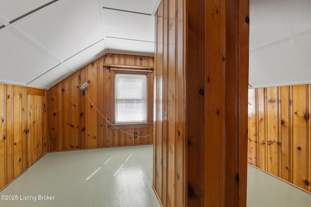 1005 Rosemary Dr, Louisville, KY 40213 - additional living space featuring wooden walls and lofted ceiling