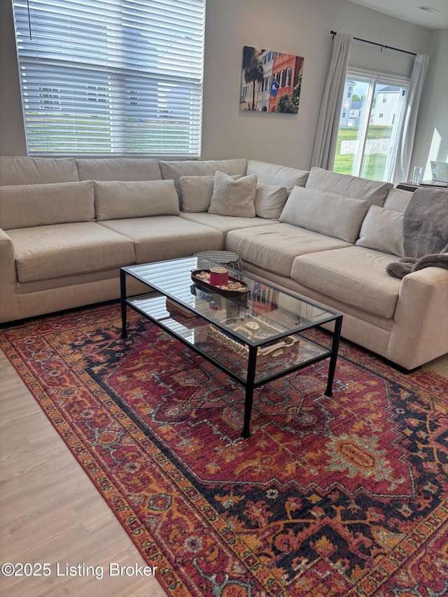 4021 White Pine Ln, La Grange, KY 40031 - living area with wood finished floors and healthy amount of natural light