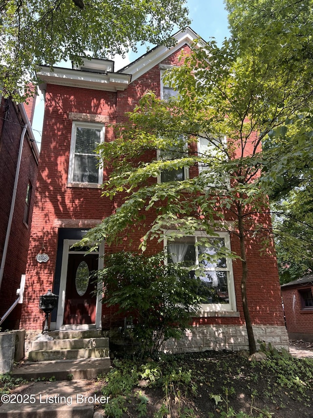 1308 S 2nd St, Louisville, KY 40208 - view of front of home featuring brick siding and entry steps