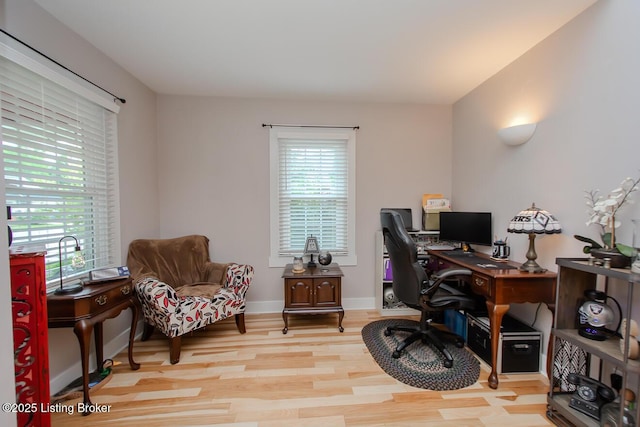 129 E Park Pl, Jeffersonville, IN 47130 - office space featuring light wood-style floors and baseboards