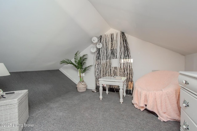 129 E Park Pl, Jeffersonville, IN 47130 - additional living space featuring carpet and vaulted ceiling