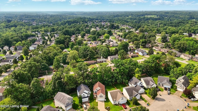 11411 Catalpa View Ct, Louisville, KY 40299 - aerial view of residential area featuring a forest
