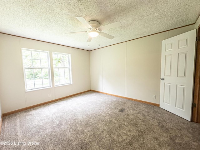 77 Old Ky 259th Rd, Mcdaniels, KY 40152 - carpeted spare room featuring a ceiling fan and a textured ceiling