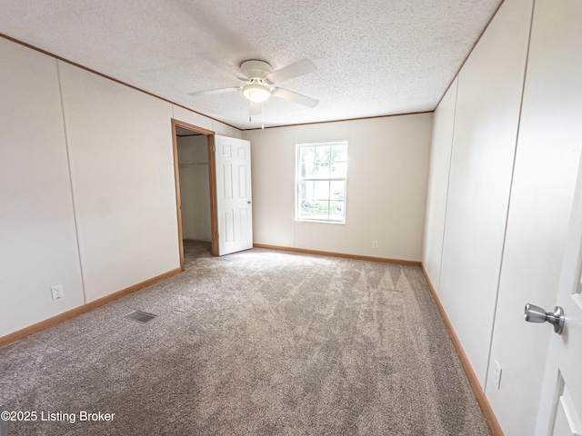 77 Old Ky 259th Rd, Mcdaniels, KY 40152 - unfurnished bedroom featuring light colored carpet, a textured ceiling, and ceiling fan