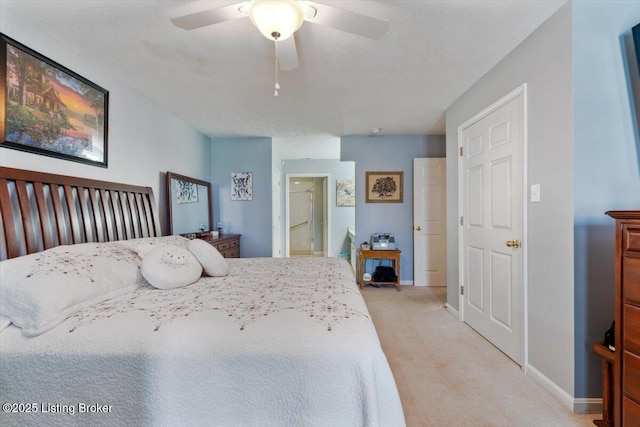 11300 Rdg Lake Dr, Louisville, KY 40272 - bedroom with light colored carpet and a ceiling fan