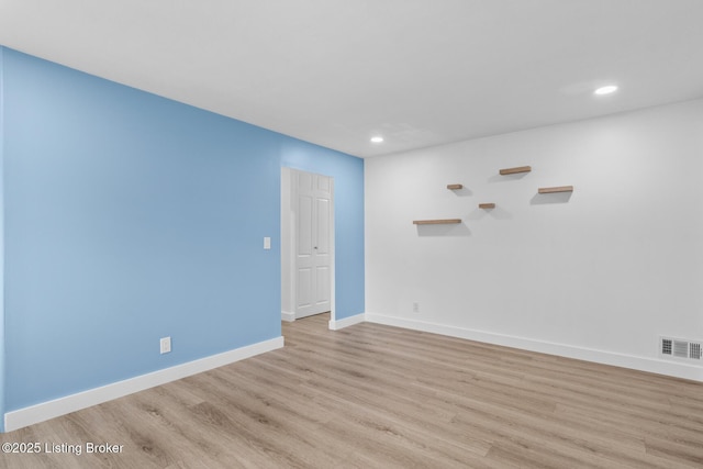 4900 Glenna Way, Louisville, KY 40219 - unfurnished room featuring recessed lighting and light wood-style flooring