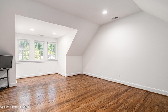 4022 Hycliffe Ave, Louisville, KY 40207 - bonus room featuring lofted ceiling, wood finished floors, and recessed lighting