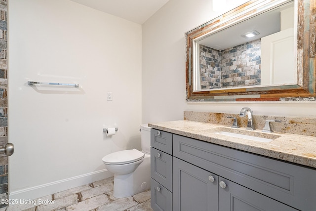 4022 Hycliffe Ave, Louisville, KY 40207 - bathroom with vanity and stone finish flooring