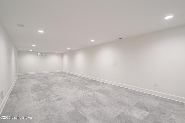 4022 Hycliffe Ave, Louisville, KY 40207 - spare room with recessed lighting and baseboards