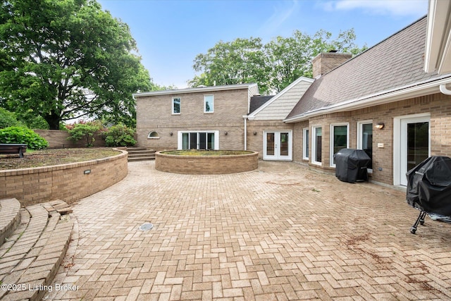 1430 Oakmont Ct, Shelbyville, KY 40065 - view of patio featuring a grill and french doors